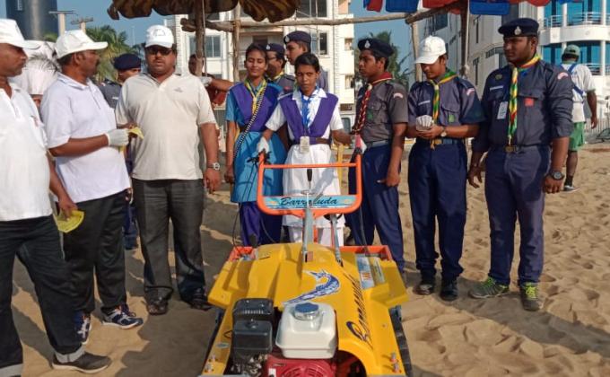 closing day 7th day of Puri Beach Cleaning 