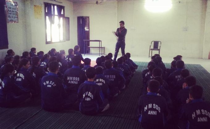 Special Session of Basic Scouting in Himalayan Modal Public School Anni