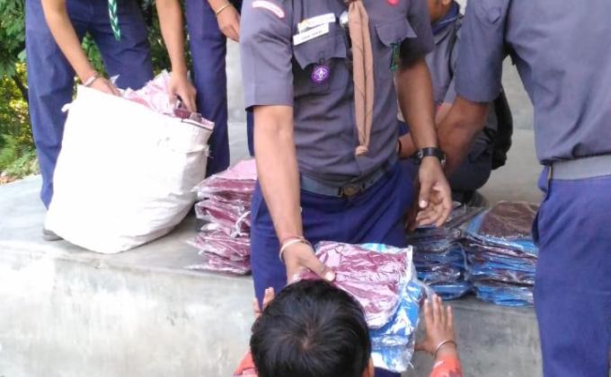 School uniform Distribution to the needy students. 