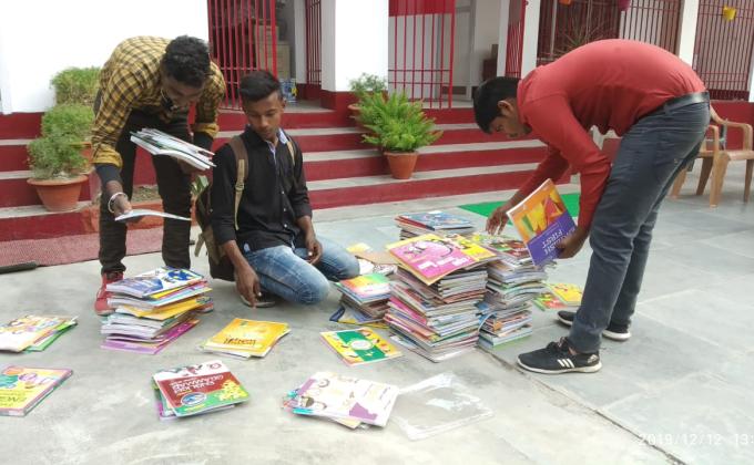 Serving education accessories to poor 