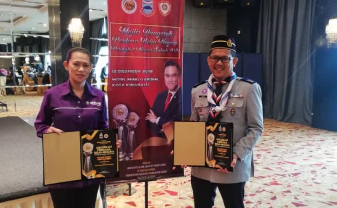 Pengakap Sabah ada wakil di Majlis Anugerah Perdana Belia peringkat Negeri Sabah 2019