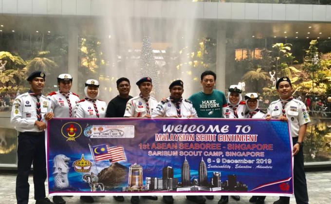 Pengakap Sabah Harumkan Nama Pengakap Malaysia di 1st.ASEAN Seaboree Singapore