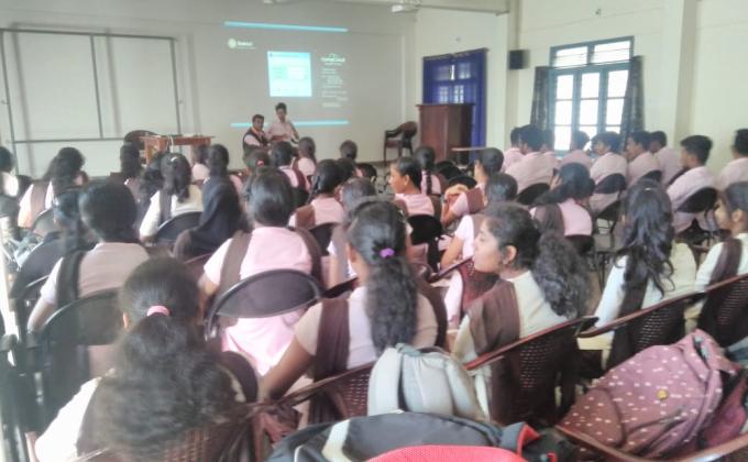 First aid medical session at Bhandarkars college, kundapura, udupi, karnataka.