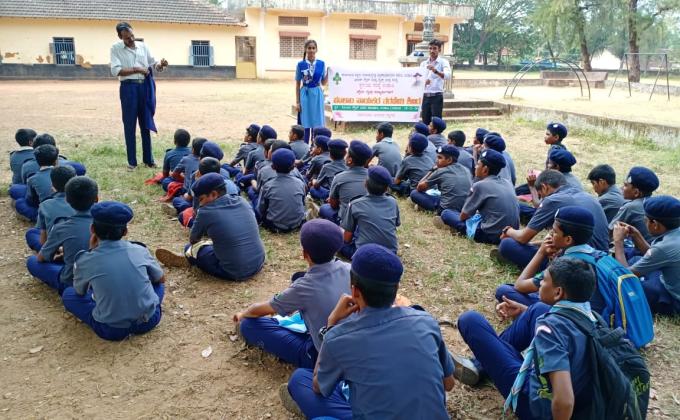 Service at Leadership camp for scouts and guides 2019