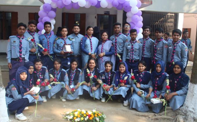 রোভার এর দীক্ষা অনুষ্ঠান-২০১৯