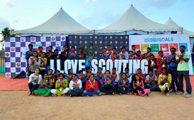 Service Rended in 28th Karnataka State  Jamboree