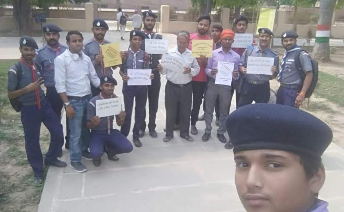 N C R ALD District SFG Abhimanyu Group Election Awarenesh Voteing program 