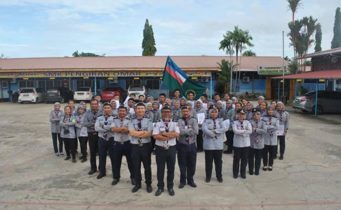 Kursus VIGIL dan Kursus Induksi Pengakap Kelana SMK Pangiran Omar,Sipitang