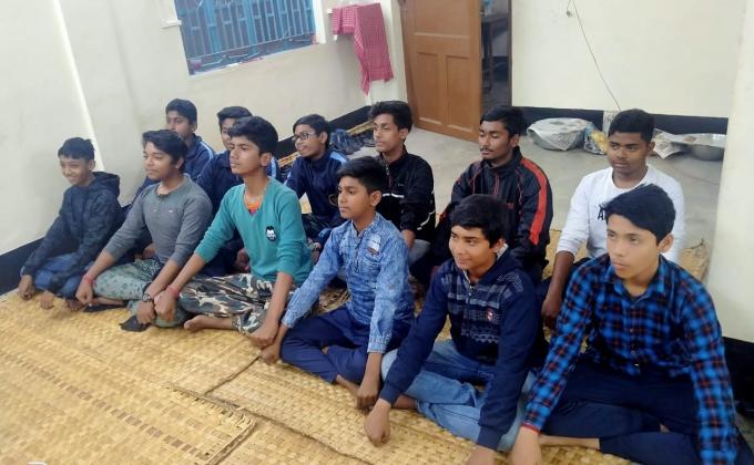 Session start on one night camp 