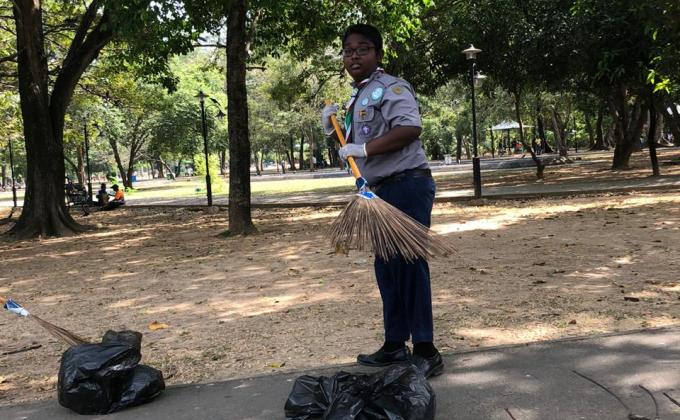 Beautifying the children's park