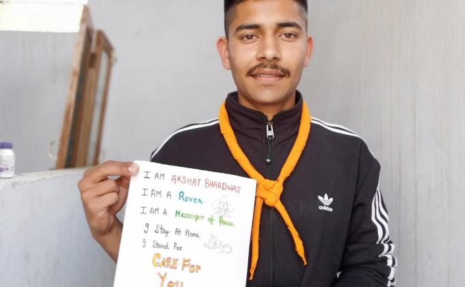 Awareness on COVID-19 through Poster.