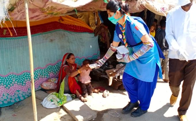 WORK ON SDG no. 1# Zero hunger "Fight against covid-19 "