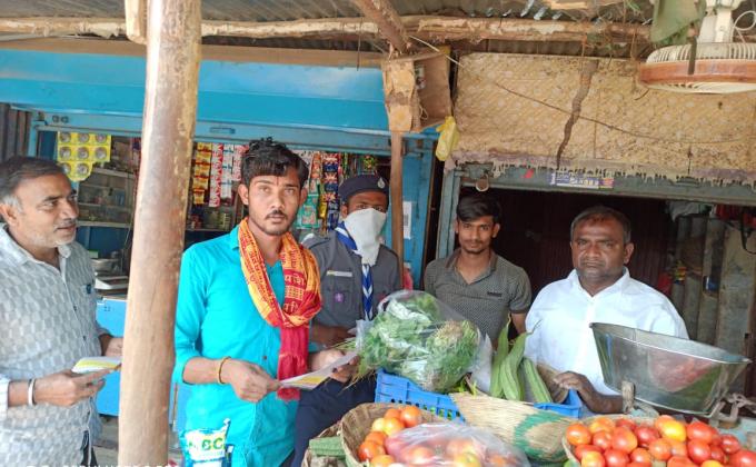 Corona Awareness Campaign in Sindhanur
