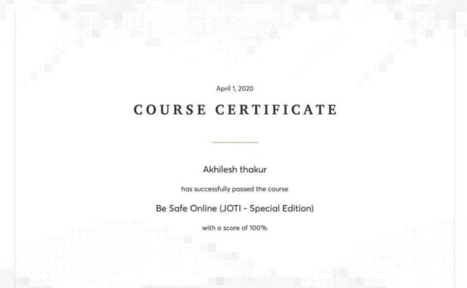Be Safe Online Digital Learing.