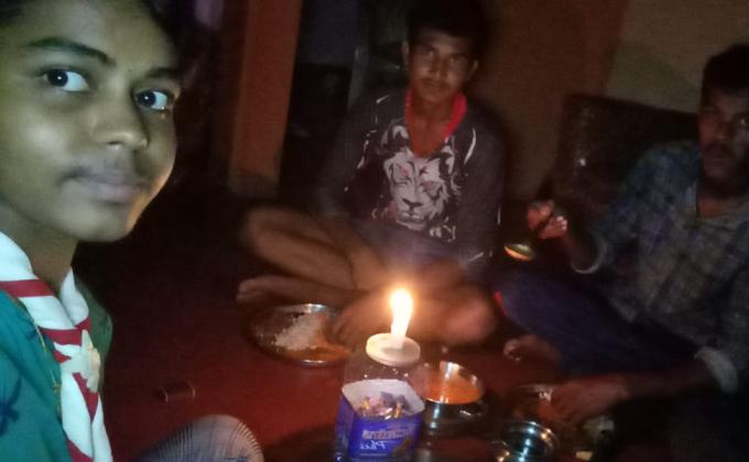 Dinner in the dark