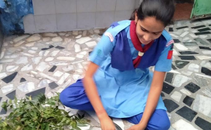 Making Masks for Needy Peoples in this Quarantine Period in Pandemic of COVID-19. Jodhpur, Rajasthan State BSG INDIA .