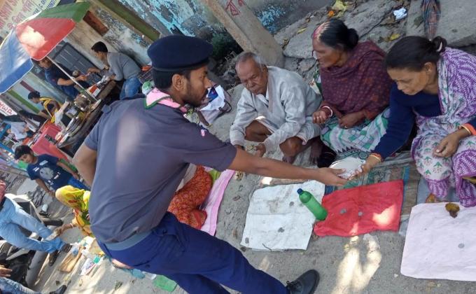 Fight with hunger