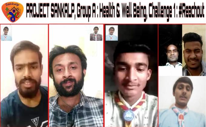 SANKALP PROJECT⚜️ 
Group A : Health & well being 
Challenge 1 : #reachout
