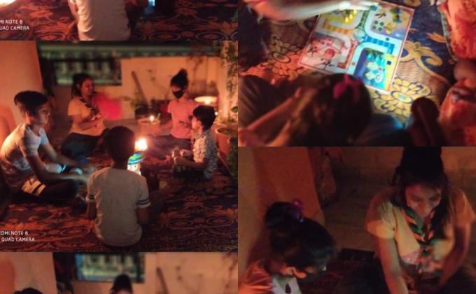 GAME AT NIGHT WITH FAMILY MEMBERS