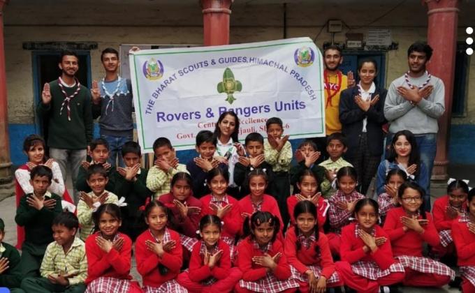 Awaring school students about Personal Hygiene