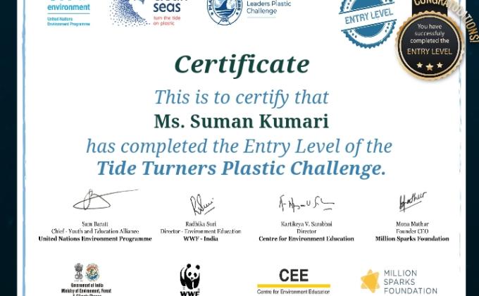 [B] Environment & Sustainability ➢ Challenge 2 – # Plastic Tide Turners Challenge