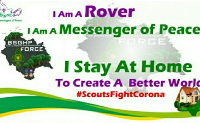 #awareness of covid 19 with digital poster published by bsghp. 