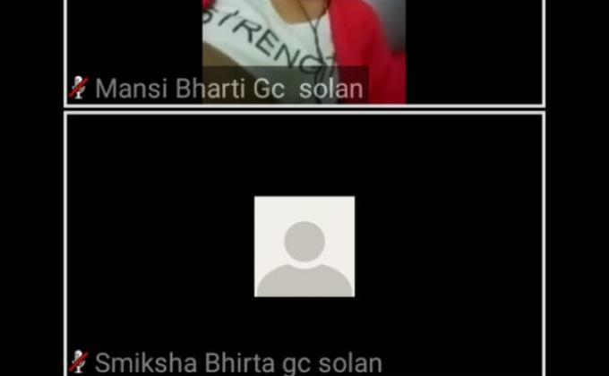 16th virtual meeting by govt college solan 