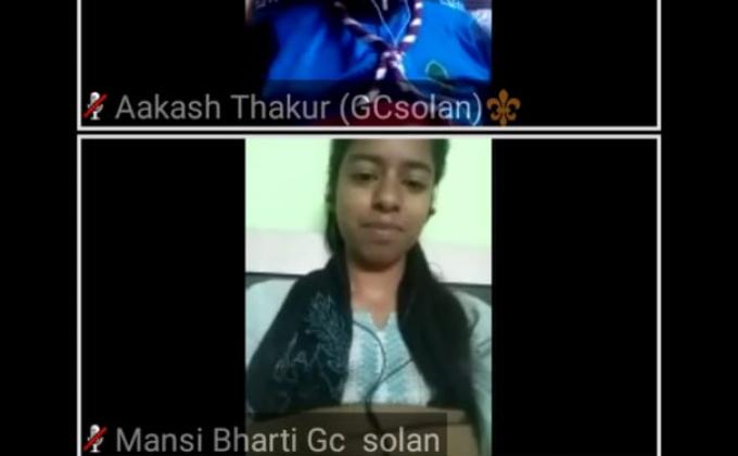 13th virtual meeting by govt college soaln 