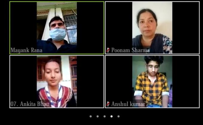 2nd virtual meeting of our unit ...GC PALAMPUR ⚜️