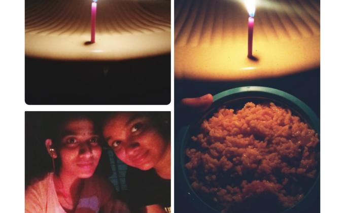 Dark night dinner

