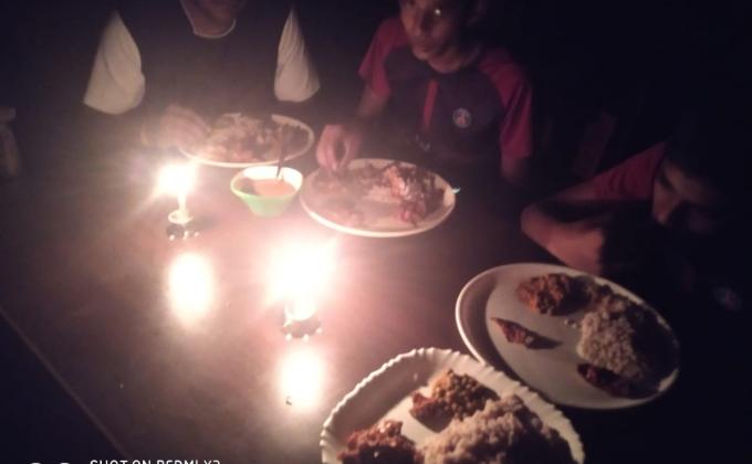 Scout Sankalp group C  challenge 4#dinner-in-the-dark.