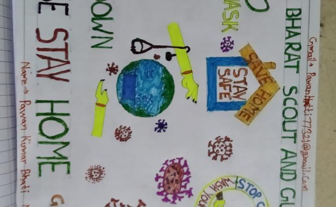 #Project Sankalp#
 Painting for fighting against covid-19
 project Sankalp create a better tomorrow#