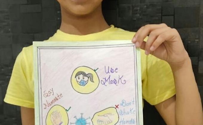 Distributing Masks and Food