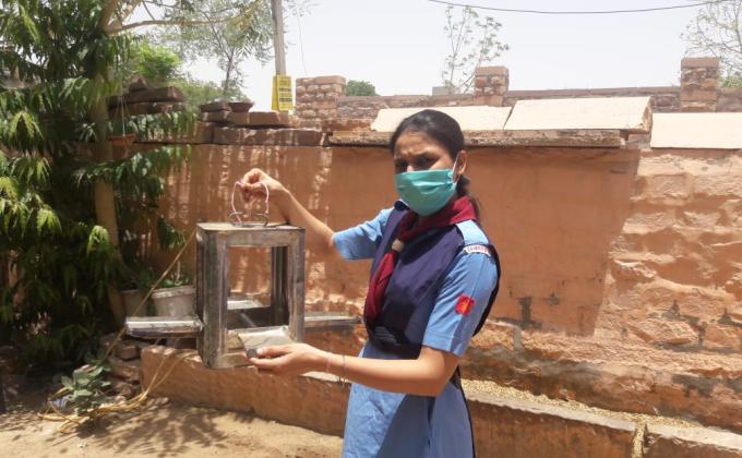 "पक्षीयों के लिए बनाया पक्षी घर" BSG-DHQ-JODHPUR,RAJASTHAN 