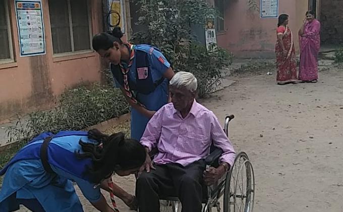 Volunteer# Election duty ....Brighten lives