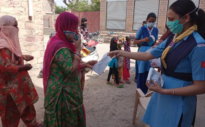 "Masks distribution" BSG-DHQ-JODHPUR,RAJASTHAN 