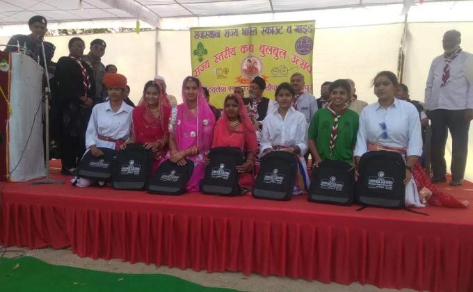 service at State  level cub bulbul camp