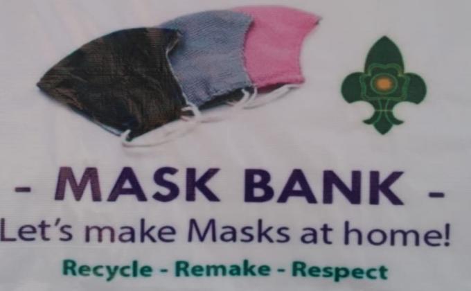 Masks in various parts of city