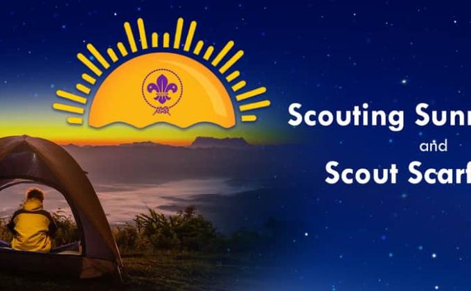 Scouting Scarf-cum-Sunrise Day-2020
