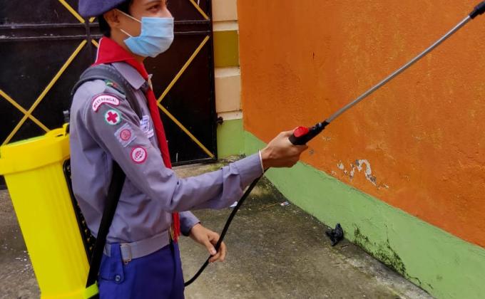 Sanitize the. School Premises of Covid-19 Service