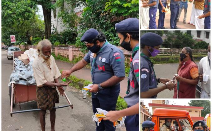 Mask distribution campaign 
