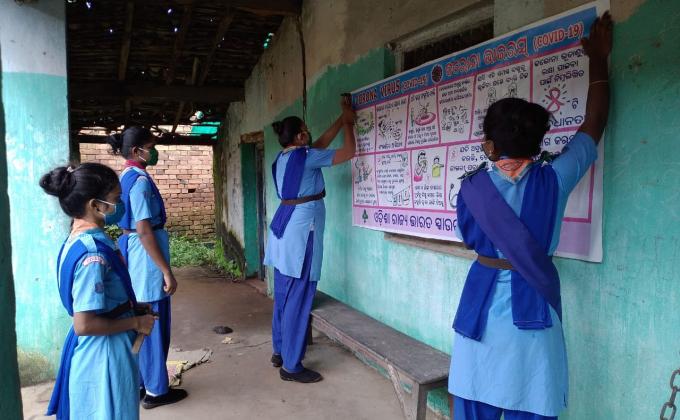 Creating awareness by fixing banners. 