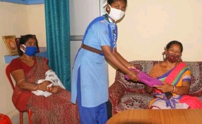 Distribution of mask