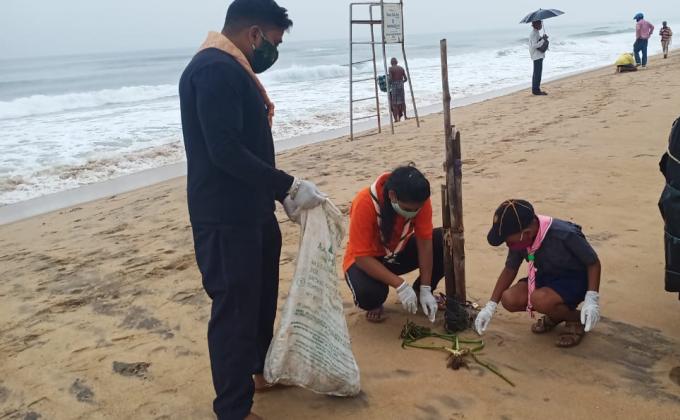 Beach Cleaning programme#2- International peace day