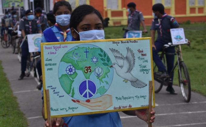 Cycle Rally on International Peace Day
