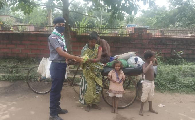 Prananath jayant celebration and food distribution