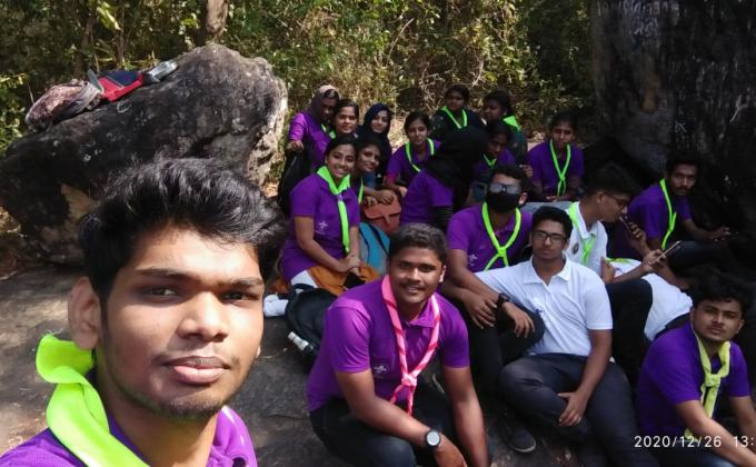 One day survival hike to hill forest