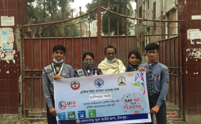 Plastic Tide Turners Challenge Badge.  (Champion Level)