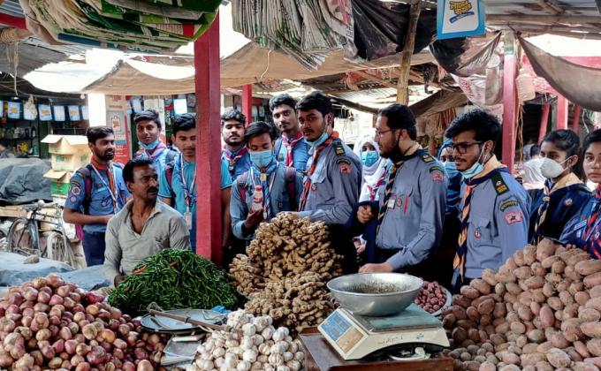 "প্লাস্টিক টাইড টার্নার চ্যালেঞ্জ ব্যাজ" কার্যক্রম -৬ (চ্যাম্পিয়ন পর্যায়)