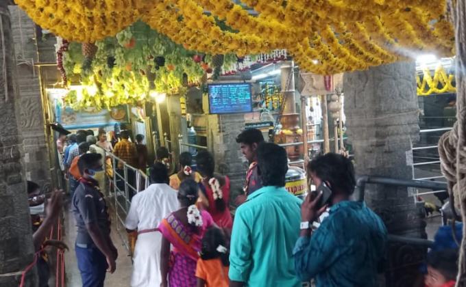 KALIPATTY KANDA SWAMY TEMPLE SERVICE IN PANGUNI UTTHIRAM FESTIVAL